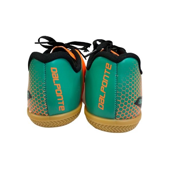 Chuteira Futsal Dalponte Twister 0709 - Laranja+Verde