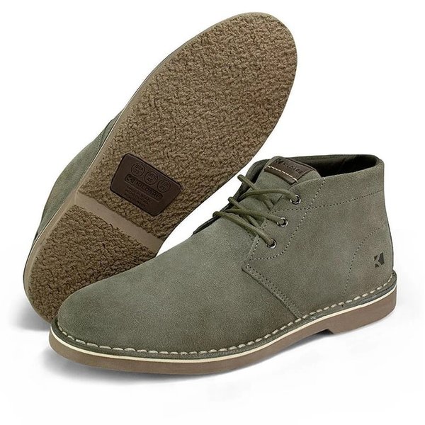 Sapato Abotinado Camurça Kildare Grafite