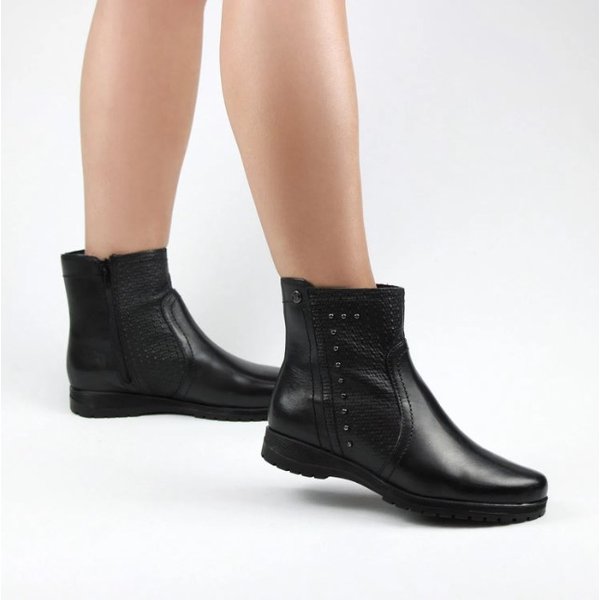 Bota Feminina Bottero Couro 346702 Preto
