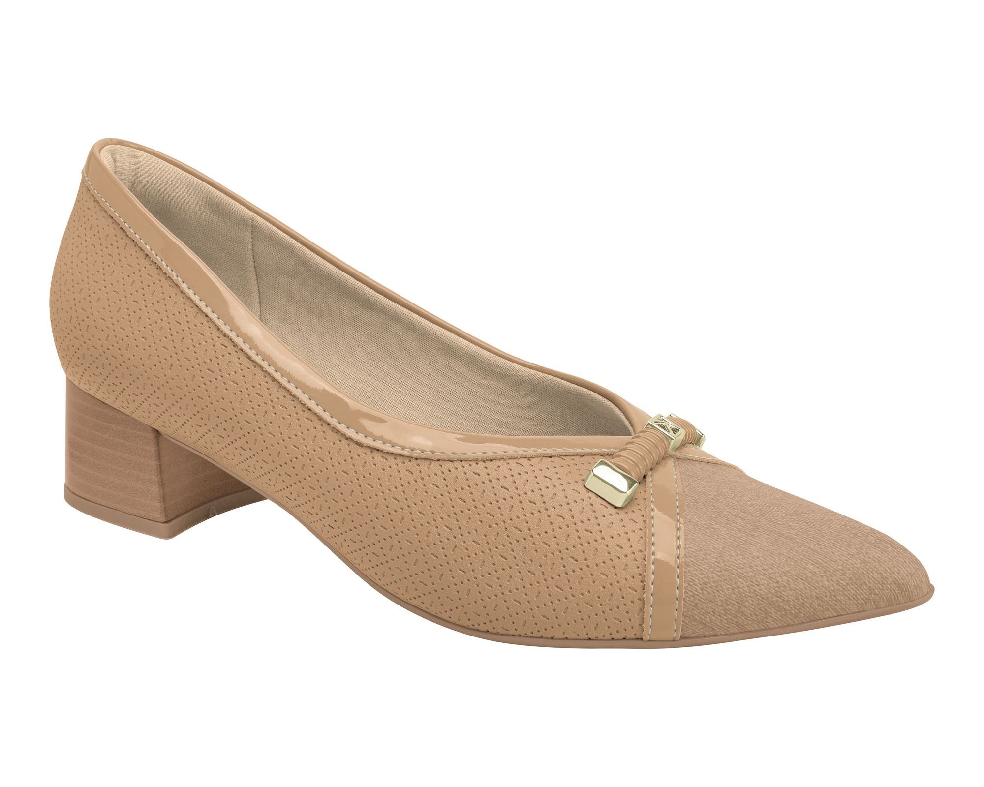 SAPATO PICCADILLY TACI 739053 - NUDE
