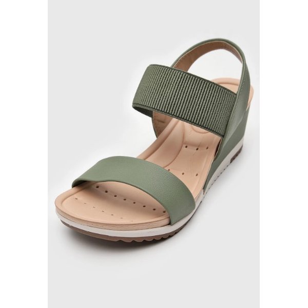 SANDALIA ANABELA MODARE ULTRA CONFORTO VERDE SALVIA